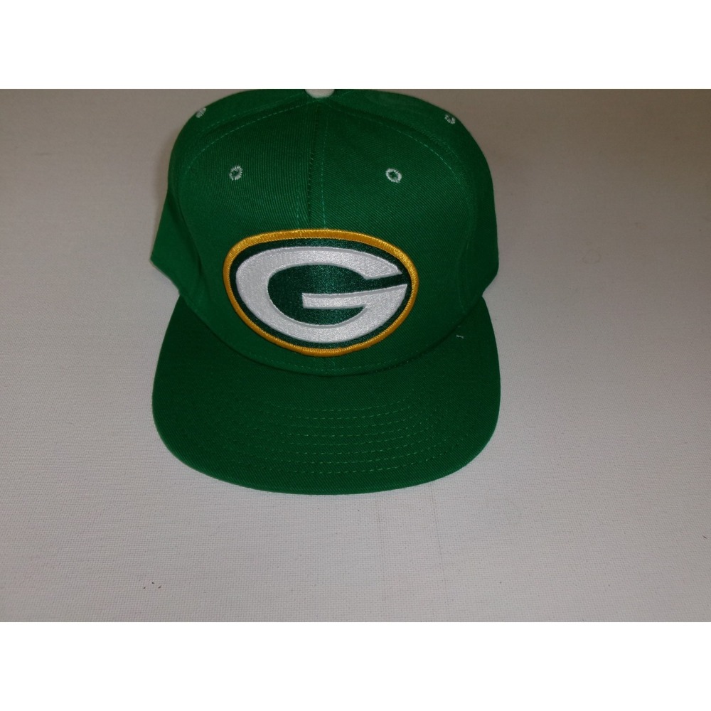 PACKERS GREEN BAY  FITTED SIZE 7  USA MADE WOOL HAT CAP VINTAGE DEADSTOCK H3